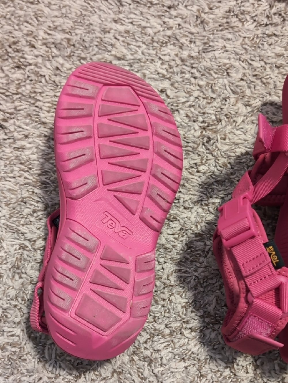 Teva Pink Strappy Sport Sandals - Picture 3 of 3
